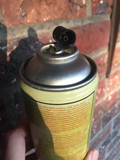 spray can nozzle repair